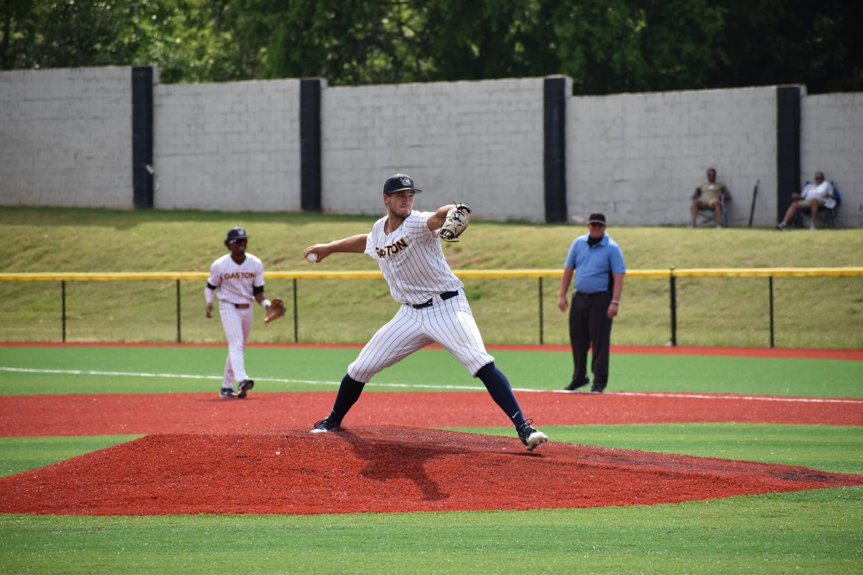 Christian Baker started and threw five scoreless innings for Gaston College in Tuesday's 2022 season finale.