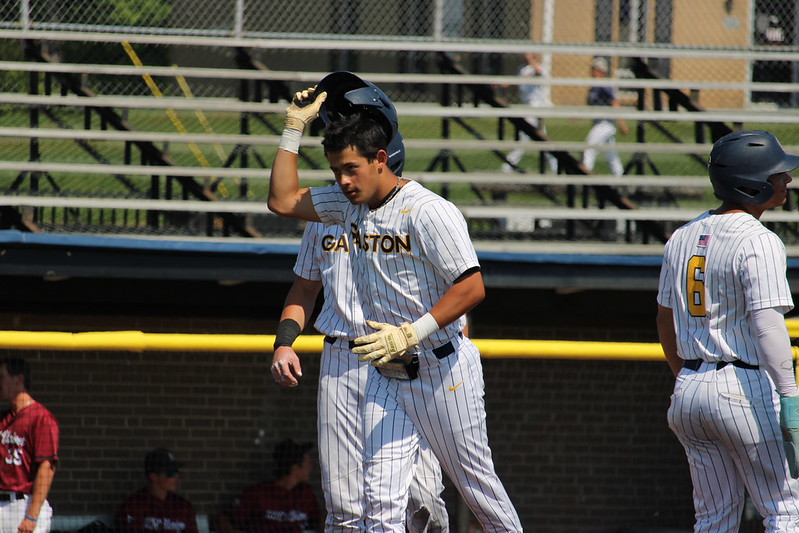 Gaston College's David Nicks had two home runs and seven RBIs in Sunday's 21-6 win at Gastonia's Sims Legion Park that completed a three-game Region 10 series sweep.