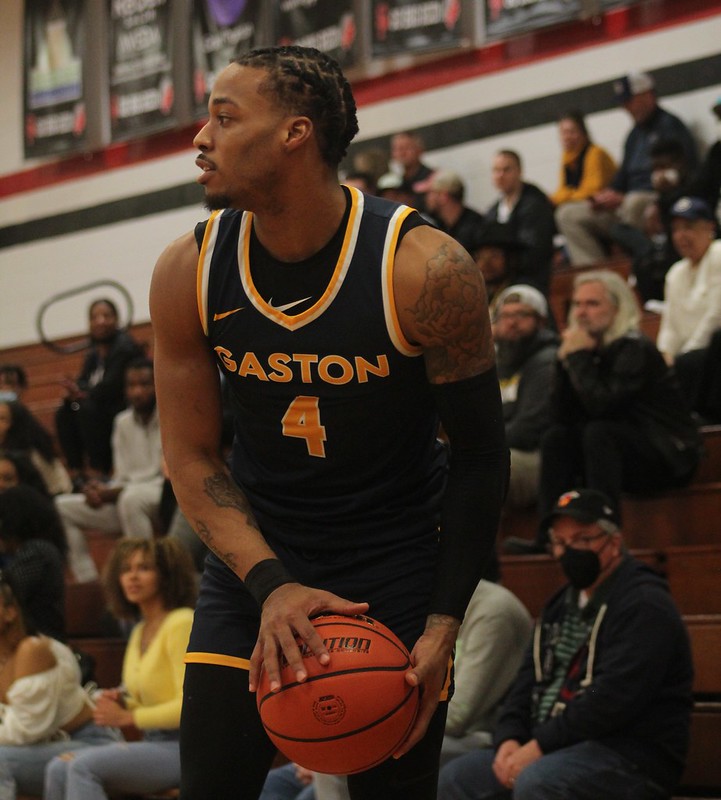 Damon Davis led Gaston College in scoring, was second in assists and fourth in rebounding this sesaon. [Calvin Craig photo]