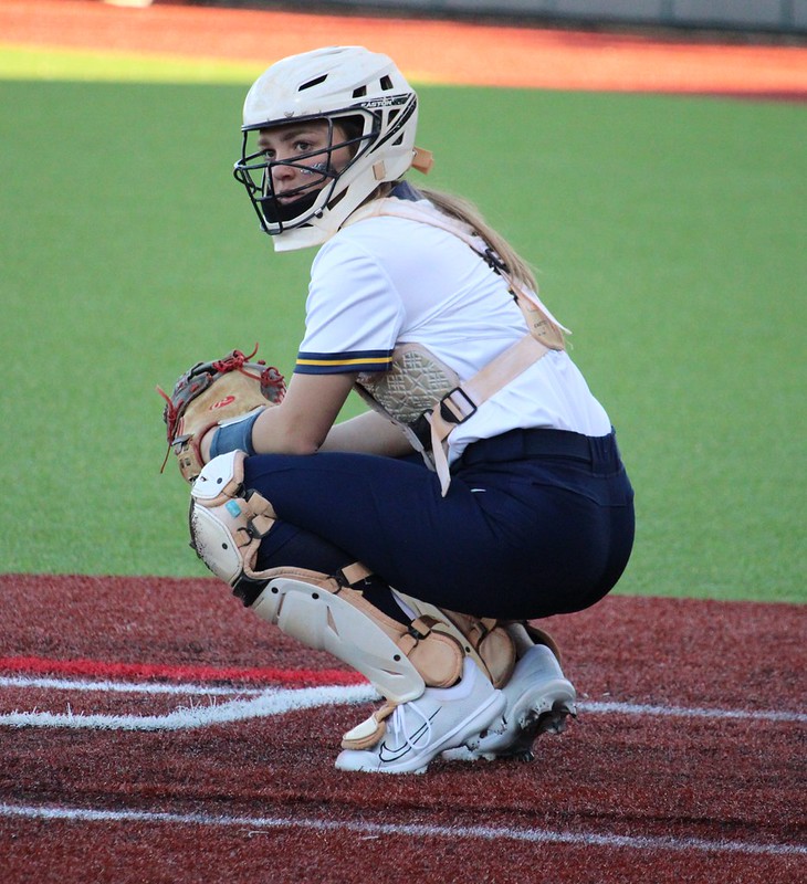 Gracie Brown threw out two would-be basestealers in Gaston College's 2-0 Region 10 tournament victory on Friday.