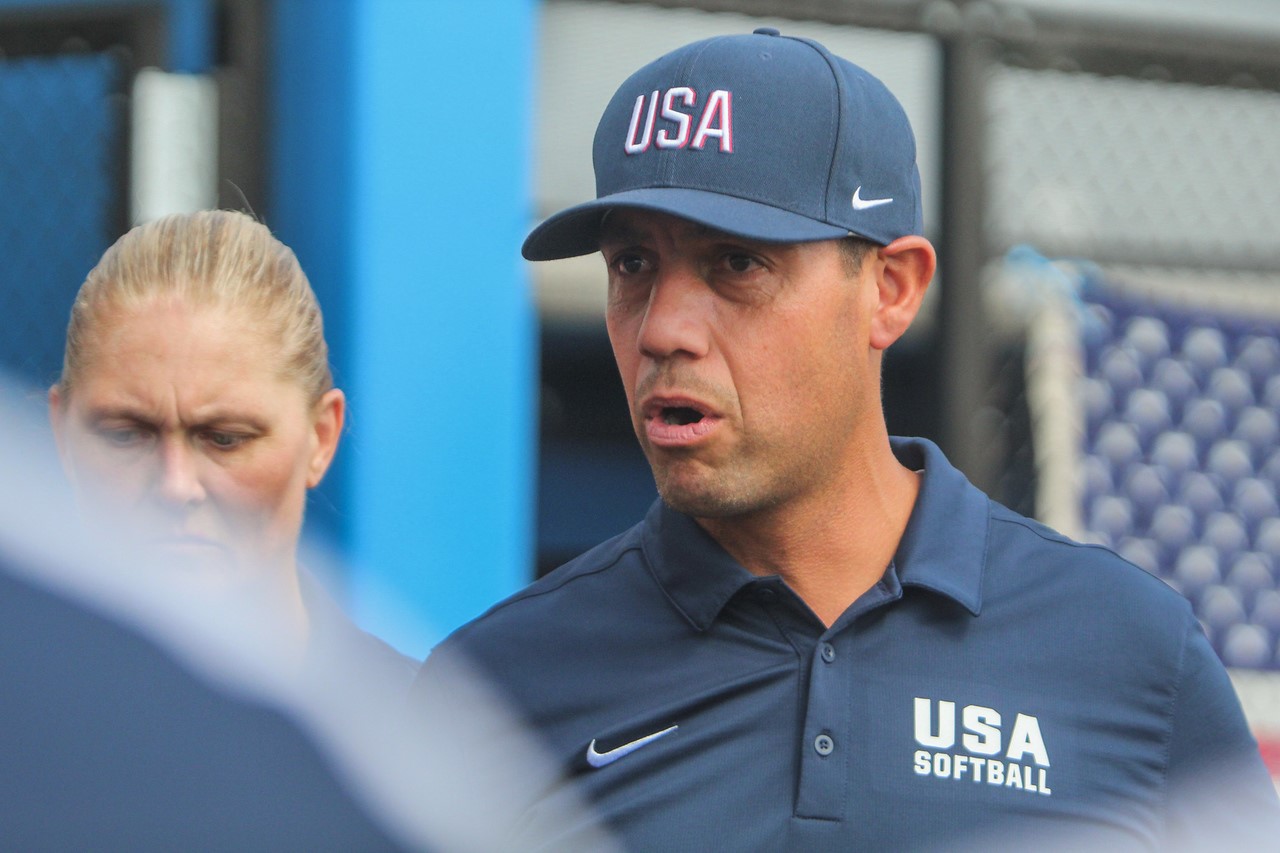 Gaston College's Mike Steuerwald is shown coaching during the recent Team USA U-15 unbeaten run through a tournament in Japan.