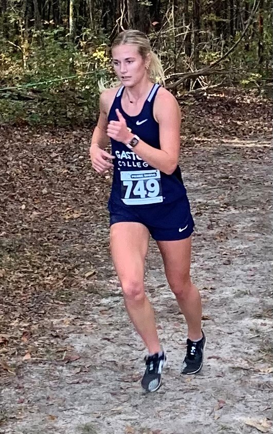 Gaston College's Lexi Birtwistle has been the Rhinos' individual medalist in the first two meets this season.